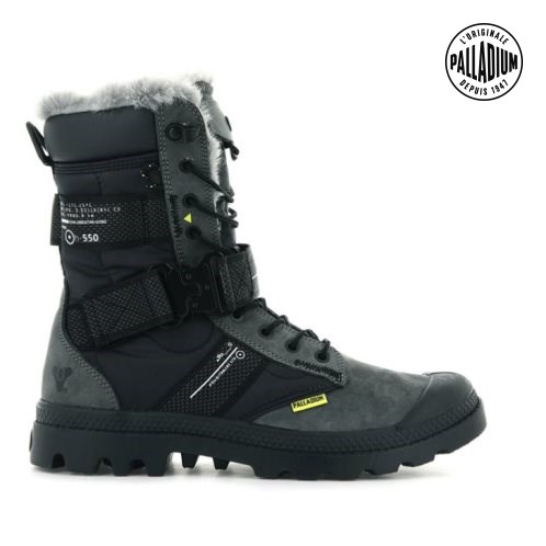 Palladium Pampa Europa Tactical Laarzen Heren Zwart | NL 54LBCFS